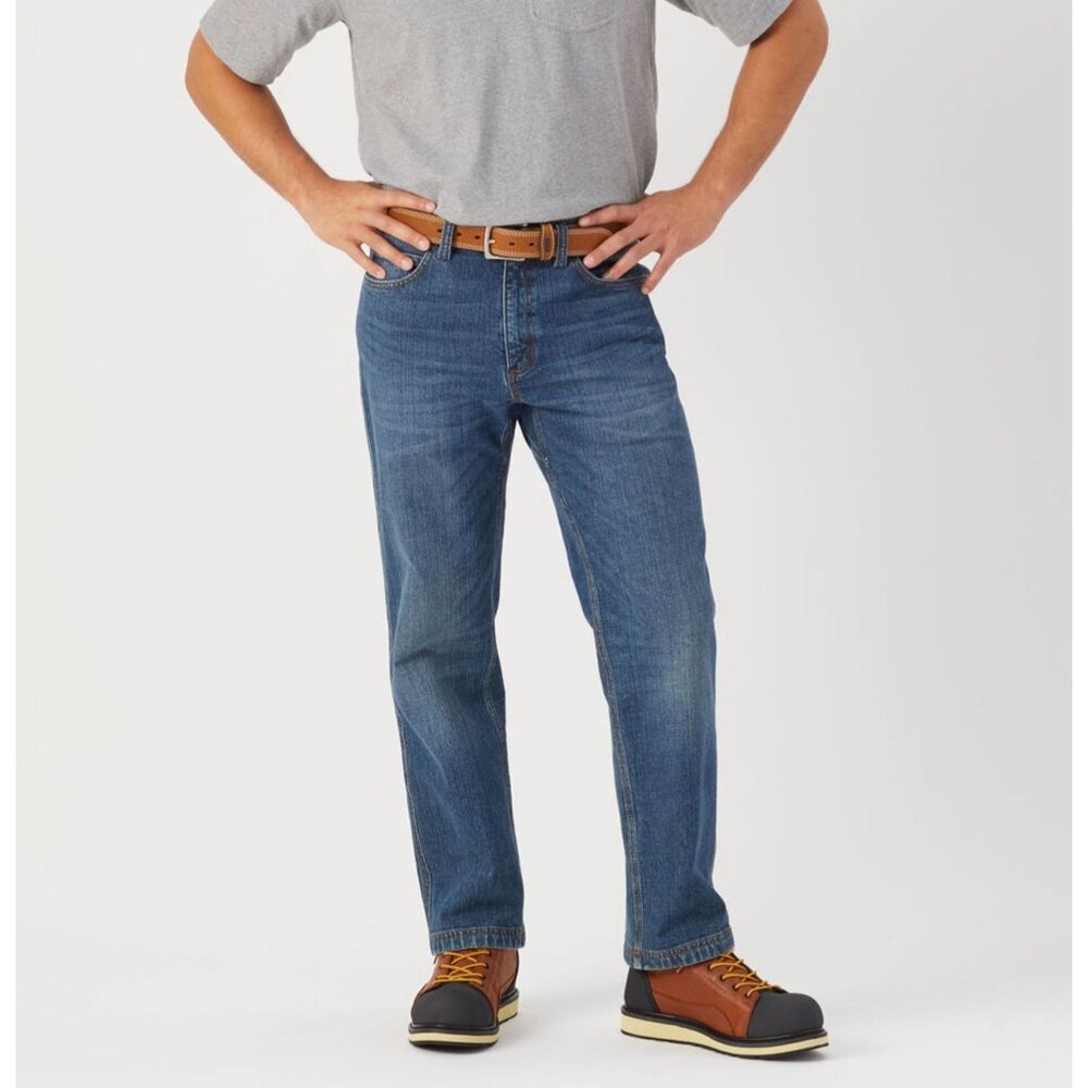 Western Cowboy Duluth Flex Ballroom Relaxed Fit Straight Jeans, Mens 46X30, 2XL
